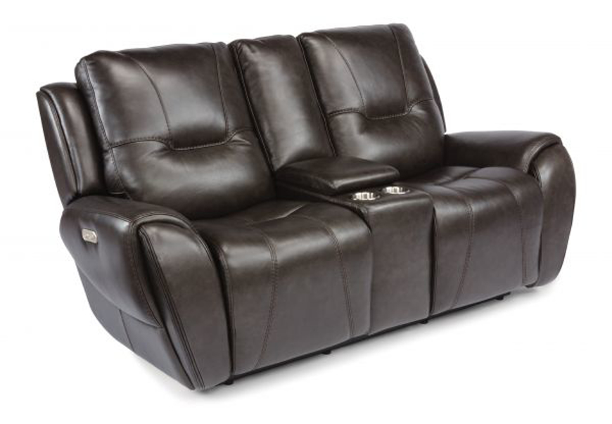 Picture of TRIP POWER RECLINING LOVESEAT WITH CONSOLE AND POWER HEADREST