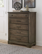 Picture of COOL RUSTIC 5 DRAWER CHEST