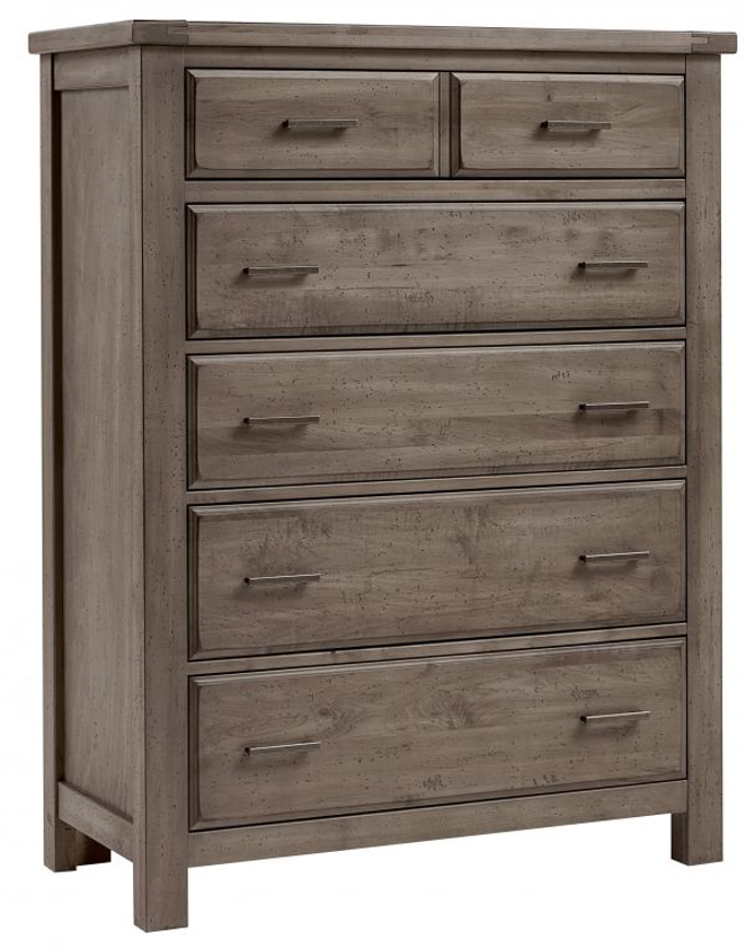 Picture of PEWTER 5 DRAWER CHEST