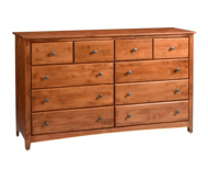 Picture of SHAKER 10 DRAWER DRESSER