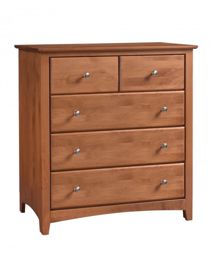 Picture of SHAKER 5 DRAWER WIDE CHEST