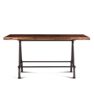 Picture of INDUSTRIAL LOFT 72" WALNUT GATHERING TABLE