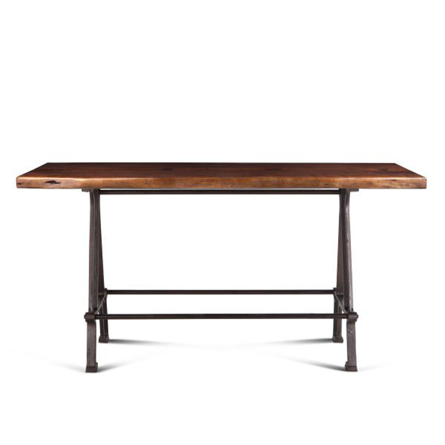 Picture of INDUSTRIAL LOFT 72" WALNUT GATHERING TABLE