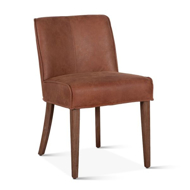 Picture of BUDDY SIDE CHAIR TAN LEATHER