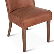 Picture of BUDDY SIDE CHAIR TAN LEATHER