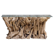 Picture of TEAK ROOT CONSOLE TABLE