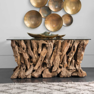 Picture of TEAK ROOT CONSOLE TABLE