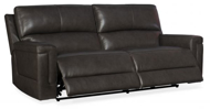 Picture of GABLE LEATHER POWER 2 OVER 2 SOFA WITH POWER HEADREST