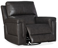 Picture of GABLE LEATHER POWER SWIVEL GLIDER WITH POWER HEADREST