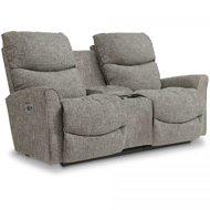 Picture of ROWAN POWER WALL RECLINING LOVESEAT WITH POWER HEADREST, LUMBER AND CENTER CONSOLE