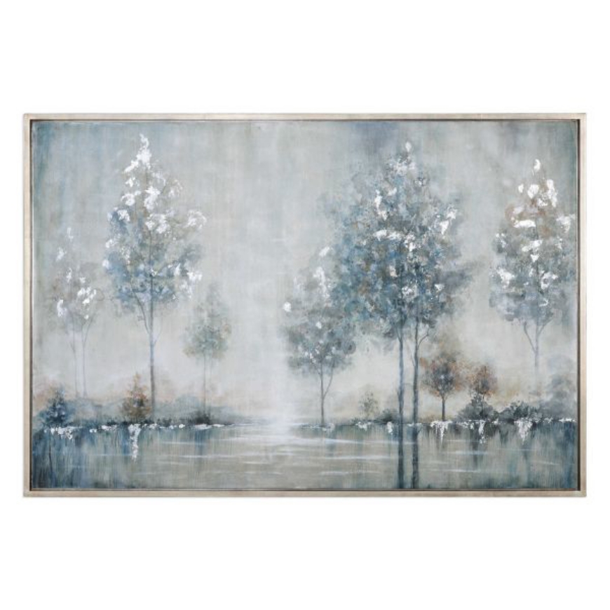 Picture of WALK IN THE MEADOW HAND PAINTED CANVAS