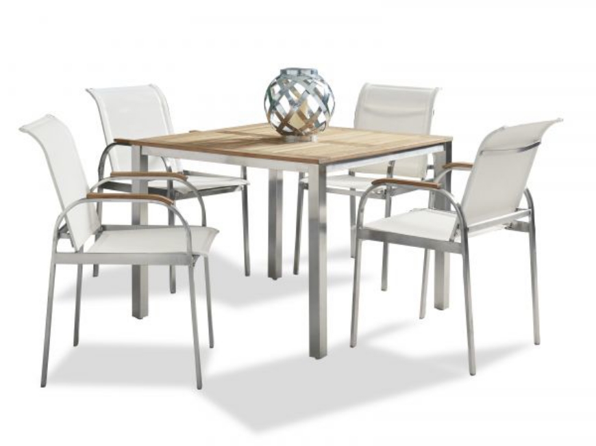 Picture of Aruba 5 Piece Outdoor Dining Set by homestyles