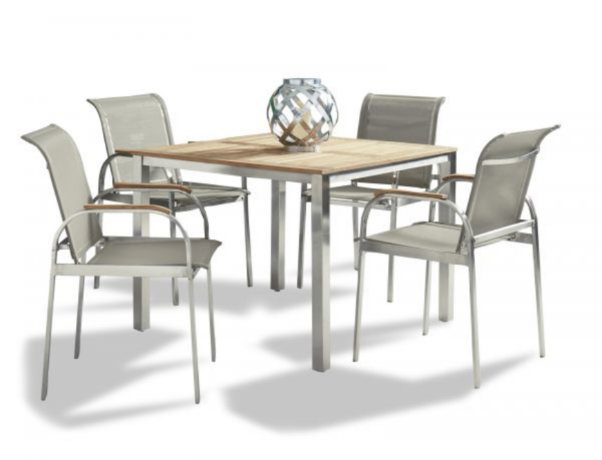 Picture of Aruba 5 Piece Outdoor Dining Set by homestyles