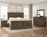 Picture of COBBLESTONE OAK QUEEN MANSION BED