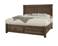 Picture of COOL RUSTIC KING MANSION STORAGE BED