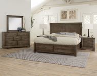 Picture of COOL RUSTIC KING MANSION STORAGE BED