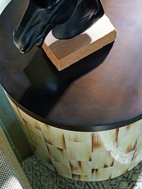 Picture of CRESCENT COMMODE END TABLE