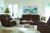 Picture of CLAREMONT POWER RECLINING SOFA WITH POWER HEADRESTS