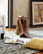Picture of HIDDEN TREASURES TREE TRUNK ACCENT TABLE