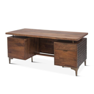 Picture of SANTA CRUZ OFFICE DESK 66" TWO-TONED