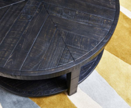 Picture of CHEVRON ROUND COFFEE TABLE