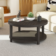 Picture of CHEVRON ROUND COFFEE TABLE