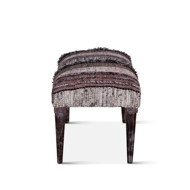 Picture of MARRAKECH BENCH 42" FLUFFY BLACK