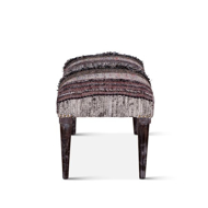 Picture of MARRAKECH BENCH 42" FLUFFY BLACK