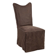 Picture of DELROY ARMLESS CHAIR - CHOCOLATE