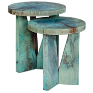 Picture of NADETTE NESTING TABLES, BLUE