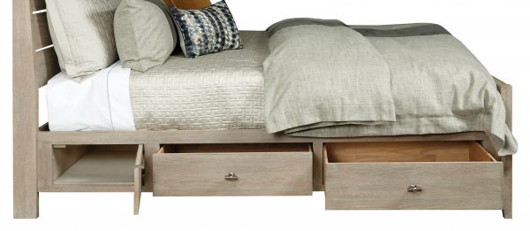 Show details for INCLINE FABRIC MEDIUM KNG BED WITH STORAGE RAILS Picture of INCLINE FABRIC MEDIUM KNG BED WITH STORAGE RAILS