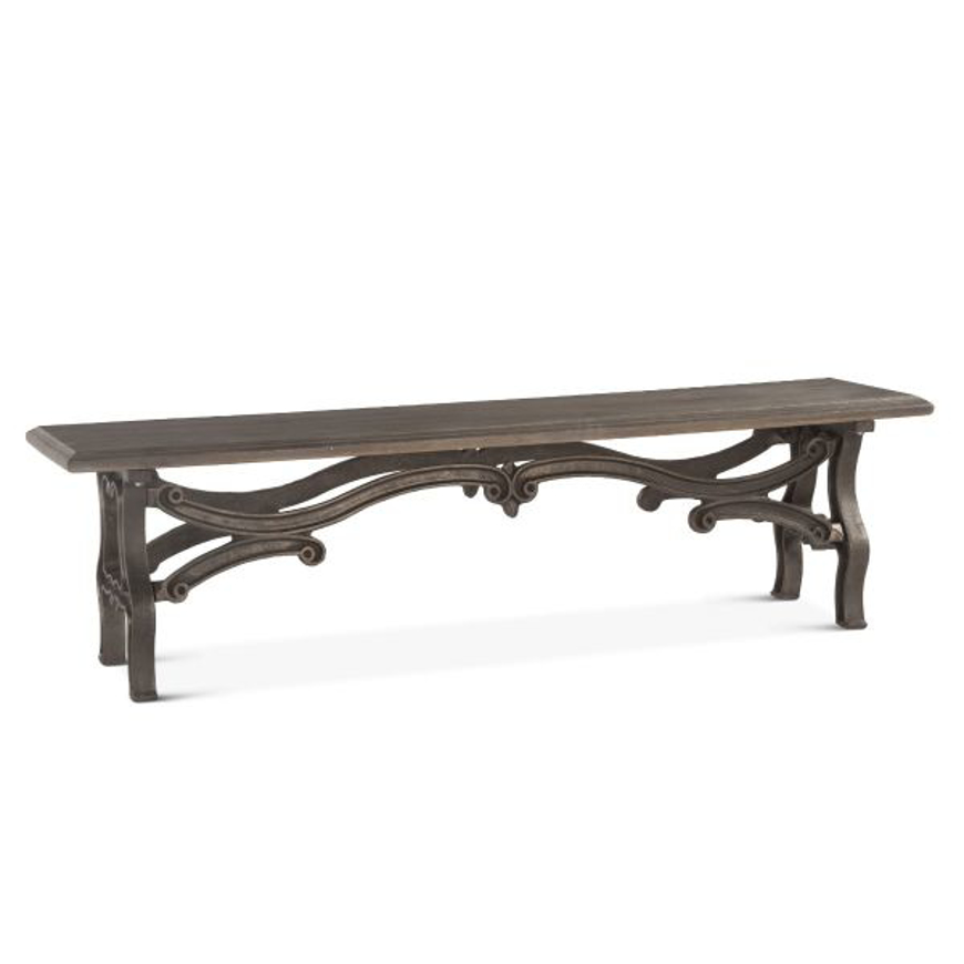 Picture of HOBBS BENCH 68" WEATHERED GRAY
