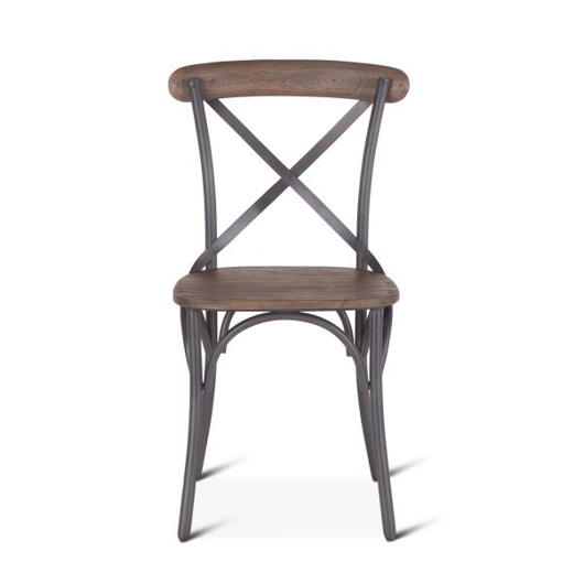 Show details for HOBBS METAL AND RECLAIMED WOOD DINING CHAIR Picture of HOBBS METAL AND RECLAIMED WOOD DINING CHAIR