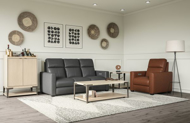 Picture of BORADWAY POWER RECLINING SOFA WITH POWER HEADRESTS