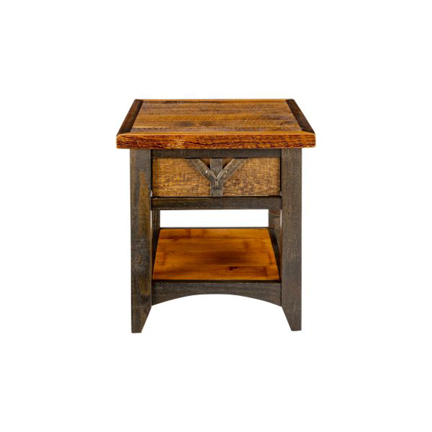 Picture of YELLOWSTONE DUTTON 1 DRAWER NIGHTSTAND WITH SHELF