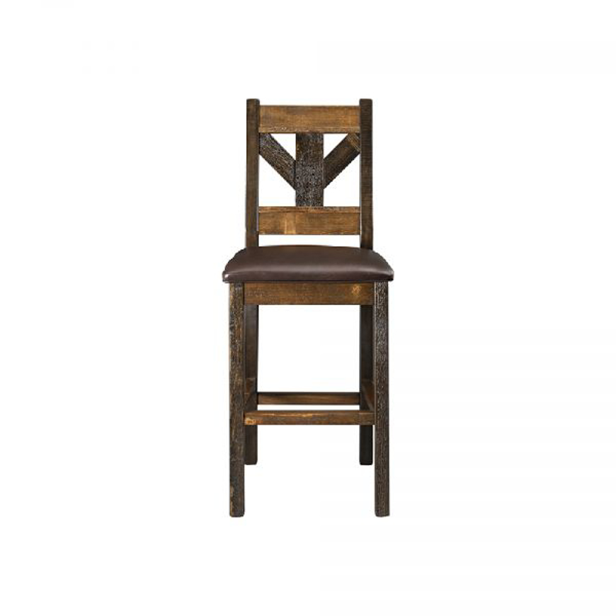Picture of YELLOWSTONE DUTTON RUSTIC RANCH 24"H  COUNTER STOOL