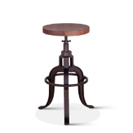 Picture of ORGANIC FORGE RAW WALNUT ADJUSTING STOOL