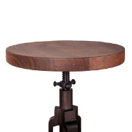 Picture of ORGANIC FORGE RAW WALNUT ADJUSTING STOOL