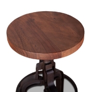 Picture of ORGANIC FORGE RAW WALNUT ADJUSTING STOOL