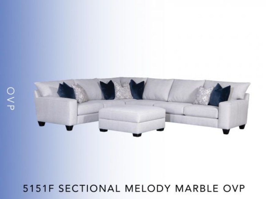 Picture of ARMLESS LOVE SEAT MELODY MARBLE OVP