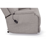 Picture of ZECLINER MODEL 1 POWER LIFT RECLINER WITH POWER HEADREST AND LUMBAR IN DOVE