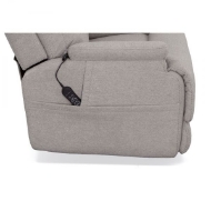 Picture of ZECLINER PETITE FABRIC POWER RECLINER WITH POWER HEADREST & LUMBAR 