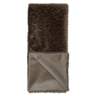 Picture of CALLARD FUR THROW IN ESPRESSO