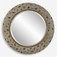 Picture of COPPER TERRAZZO ROUND MIRROR