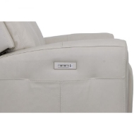 Picture of BARNETT LEATHER POWER RECLINING LOVESEAT WITH POWER HEADRESTS & LUMBAR