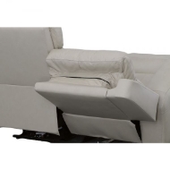 Picture of BARNETT LEATHER POWER RECLINING LOVESEAT WITH POWER HEADRESTS & LUMBAR