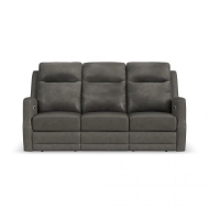 Picture of MAXWELL LEATHER POWER RECLINING SOFA WITH POWER HEADRESTS AND LUMBAR