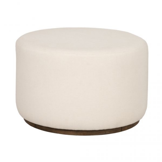 Show details for LYRA OTTOMAN IN IVORY Picture of LYRA OTTOMAN IN IVORY