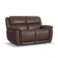Picture of BEAU FABRIC POWER RECLINING LOVESEAT WITH POWER HEADRESTS