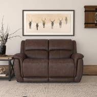 Picture of BEAU FABRIC POWER RECLINING LOVESEAT WITH POWER HEADRESTS